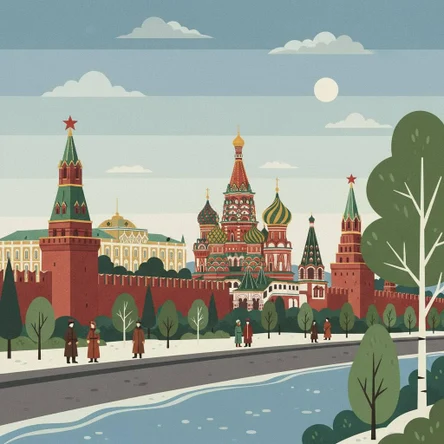 Москва зимняя