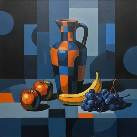 Натюрморт №1 "С кувшином и фруктами"